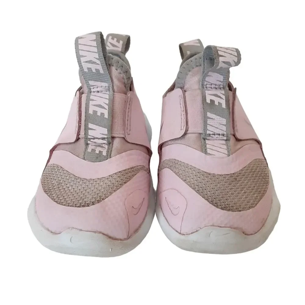 Nike Flex Runner Girls 5C Pink Mesh Running Shoes Pink Sneakers AT4665-609